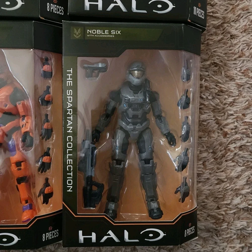 Halo Series 3 Master Chief Spartan Palmer Noble Six Spartan MK V Lot‎ of 4